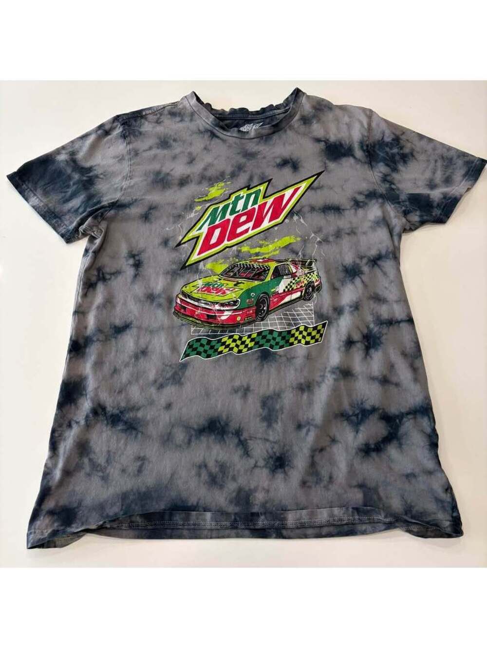 Mountain Dew Racing Tee Size Large